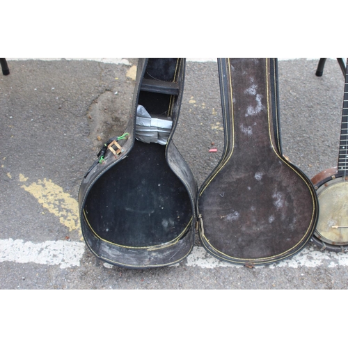 578 - VINTAGE BANJO AND CASE