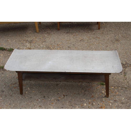 17 - 3 X RETRO COFFEE TABLES 
46 X 112 X 46CM