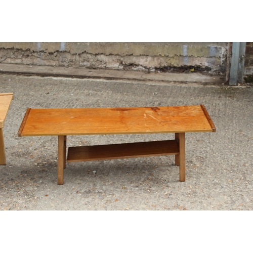 17 - 3 X RETRO COFFEE TABLES 
46 X 112 X 46CM