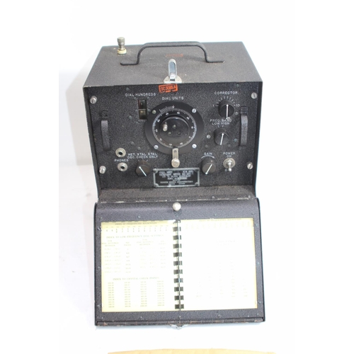 769 - BOXED MILITARY FREQUENCY METER