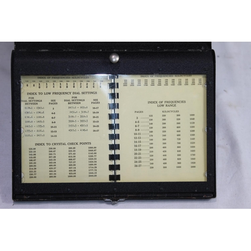 769 - BOXED MILITARY FREQUENCY METER