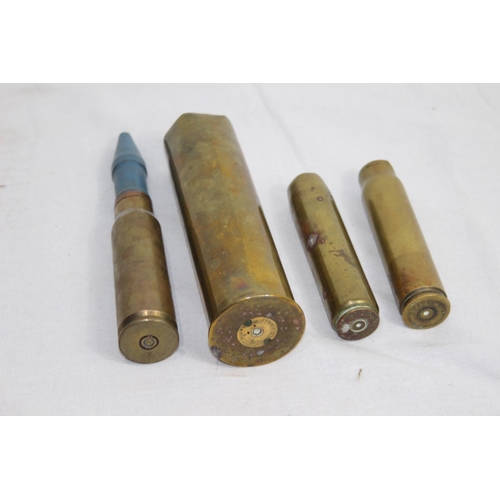 774 - 4 X BRASS SHELL CASES