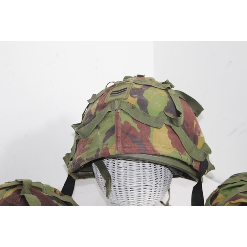 781 - 3 X KEVLAR HELMETS