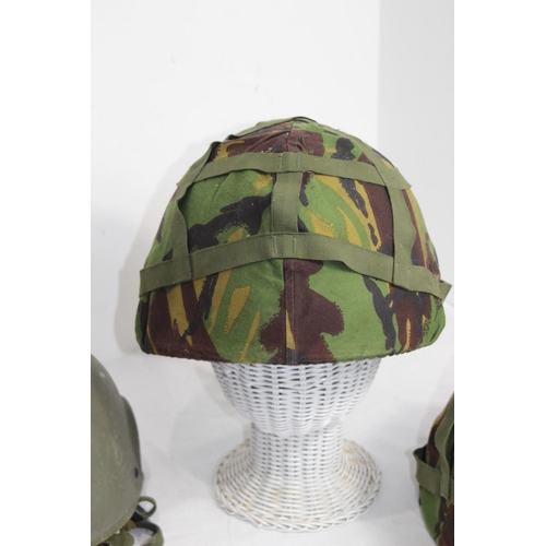 782 - 3 X KEVLAR HELMETS