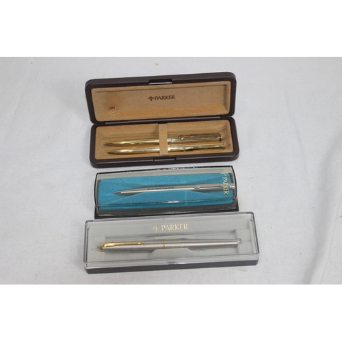 861 - QUANTITY OF PARKER PENS INCLUDING FOUNTAIN