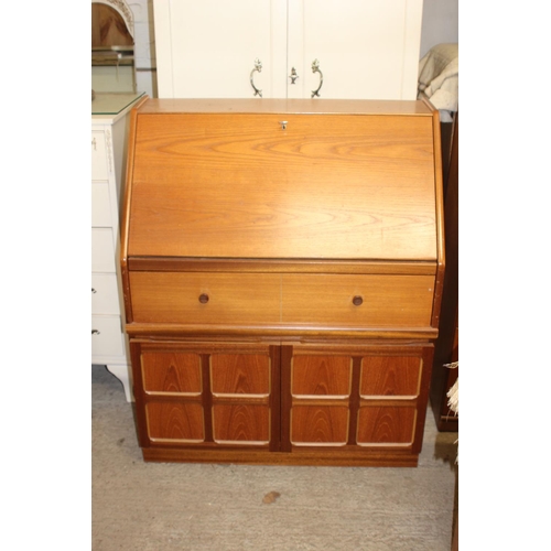 18 - RETRO NATHAN BUREAU AND SIDE CABINET