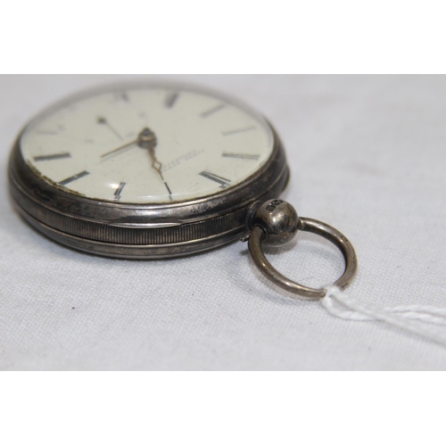 916 - SILVER POCKET WATCH - CHESTER 1842 - HENRY STUART