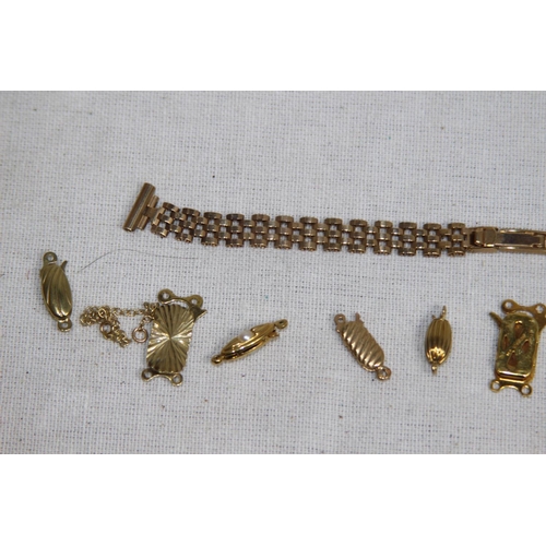 1160 - QUANTITY OF 9CT SCRAP GOLD - 19.42G