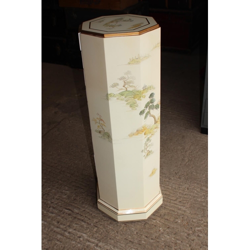 19 - ORIENTAL TALL CHEST OF DRAWERS 
34 X 104CM