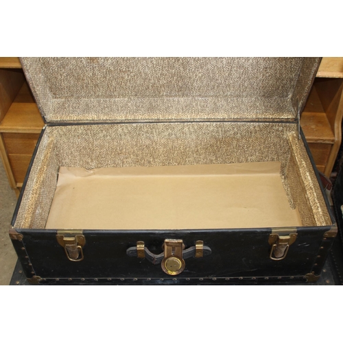 30 - 2 X STEAMER TRUNKS 
90 X 32CM