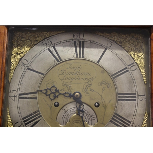 40 - ANTIQUE JOSEPH DONISTHORNE LOUGHBOROUGH GRANDFATHER CLOCK 
40 X 200CM