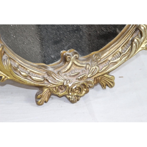 44 - ORNATE MIRROR 
62 X 55CM