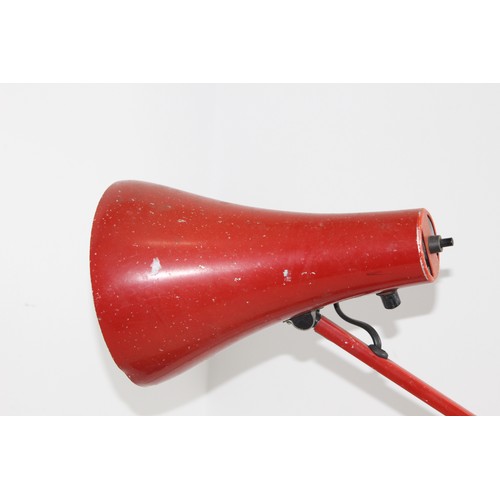 181 - VINTAGE RED ANGLEPOISE 
80CM