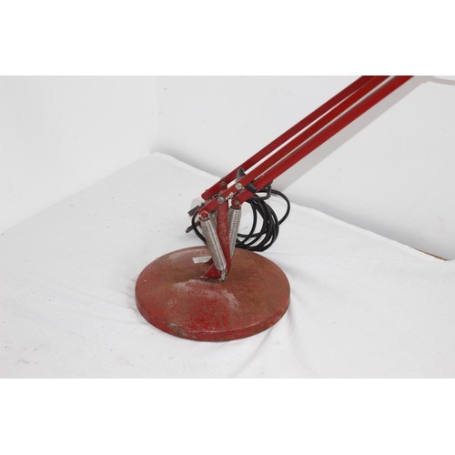 181 - VINTAGE RED ANGLEPOISE 
80CM