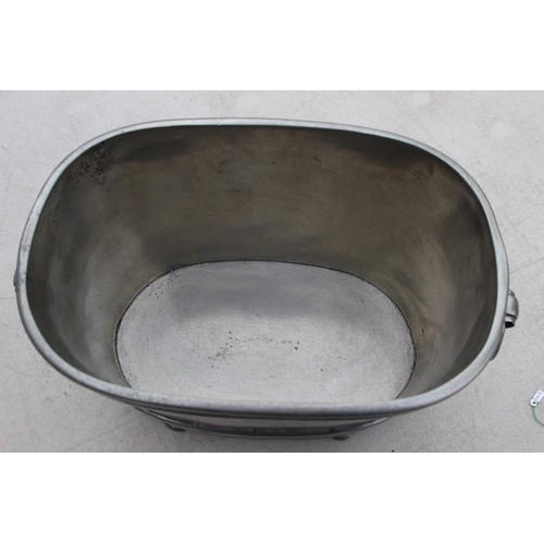 755 - LARGE SILER PLATED TRAY AND ICE BUCKET