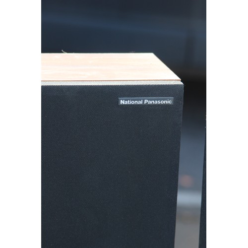 552 - PAIR OF NATIONAL PANASONIC SPEAKERS