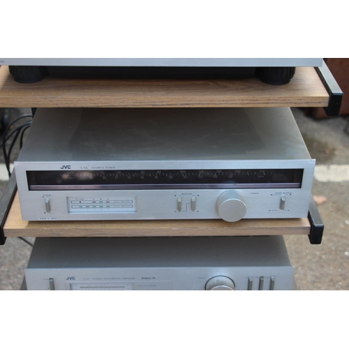 553 - JVC STEREO STACK AND STAND