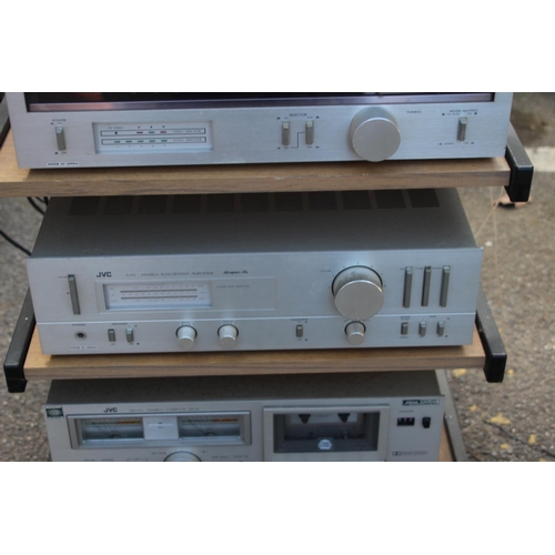 553 - JVC STEREO STACK AND STAND