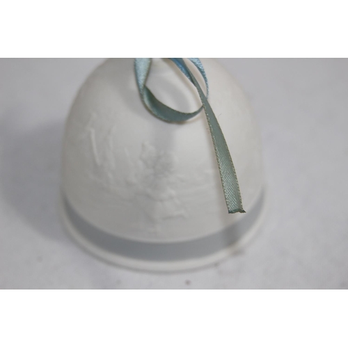 838 - 4 X LLADRO COLLECTORS SOCIETY BELLS 
8 X 8CM