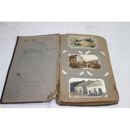 852 - QUANTITY OF ANTIQUE POSTCARDS AND PHOTOS INCLUDING WWI