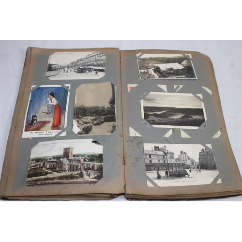 852 - QUANTITY OF ANTIQUE POSTCARDS AND PHOTOS INCLUDING WWI