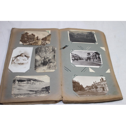 852 - QUANTITY OF ANTIQUE POSTCARDS AND PHOTOS INCLUDING WWI