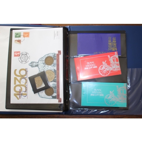 987 - QUANTITY OF FIRST DAY COVER COINS AND STAMPS