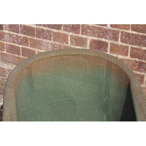 9 - VINTAGE LLOYD LOOM CHAIR AND WASHING BASKET