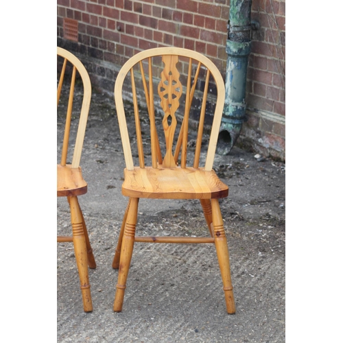 20 - 4 X PINE DINING CHAIRS 
86CM