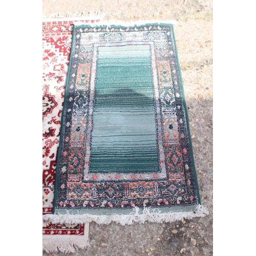 95 - QUANTITY OF VINTAGE RUGS 
163 X 107CM