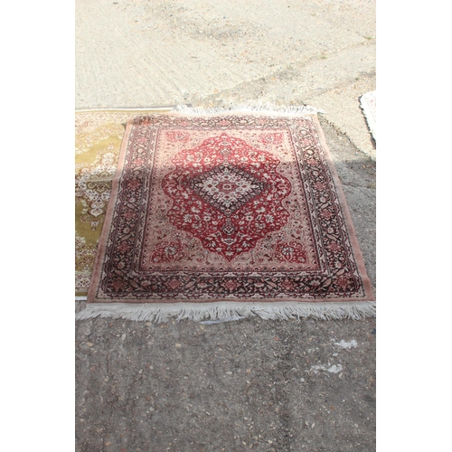 95 - QUANTITY OF VINTAGE RUGS 
163 X 107CM