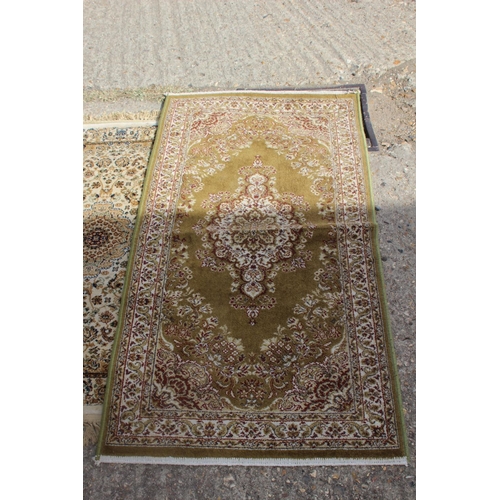 95 - QUANTITY OF VINTAGE RUGS 
163 X 107CM