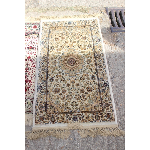 95 - QUANTITY OF VINTAGE RUGS 
163 X 107CM