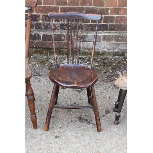 22 - 3 X VINTAGE CHAIRS