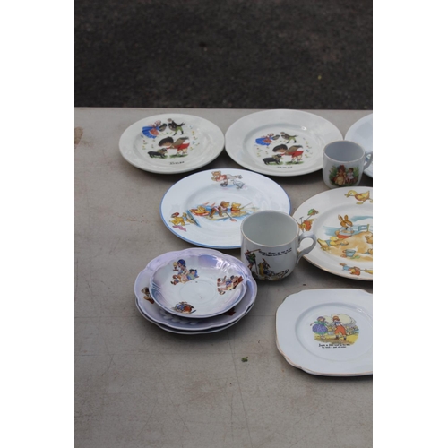 182 - QUANTITY OF NURSERY CHINA