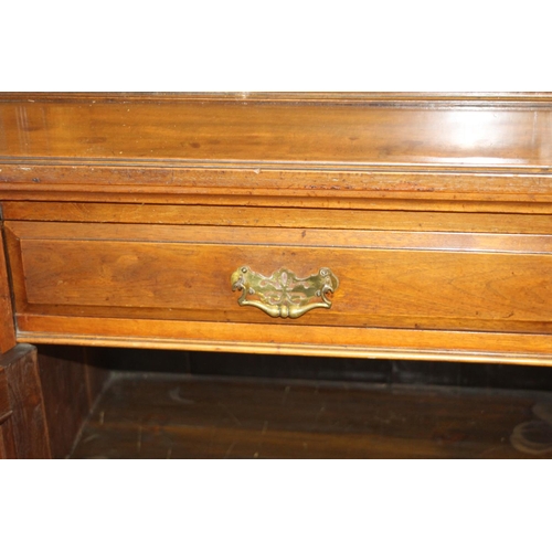 28 - EDWARDIAN GLAZED DRESSER 
122 X 47 X 222CM