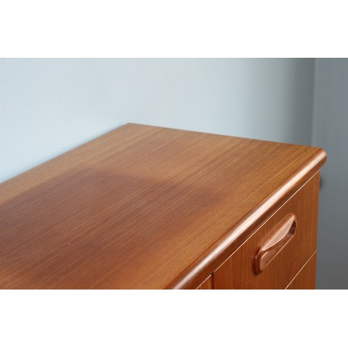 41 - RETRO TEAK TWO OVER FOUR CHEST OF DRAWERS