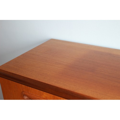 41 - RETRO TEAK TWO OVER FOUR CHEST OF DRAWERS