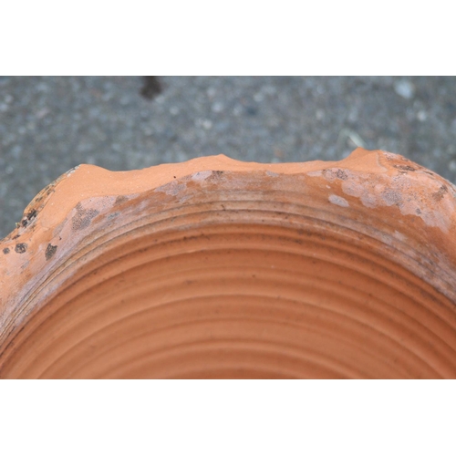 74 - QUANTITY OF TERRACOTTA POTS ETC 
36 X 28CM