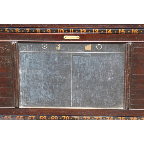 482 - VINTAGE SNOOKER SCORING BOARD 
113 X 64CM