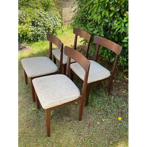 7 - 4 X VINTAGE DANISH DINING CHAIRS