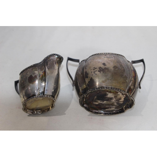918 - SILVER JUG AND SUGAR BASIN - 364.5G - SHEFFIELD 1909 - FENTON BROS