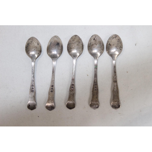 929 - 5 X COFFE SPOONS - 38G - BIRMINGHAM 1897 - LEVI AND SALAMAN