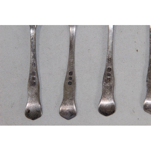929 - 5 X COFFE SPOONS - 38G - BIRMINGHAM 1897 - LEVI AND SALAMAN