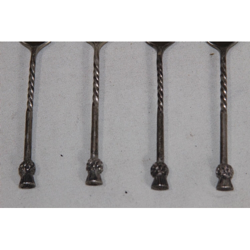 931 - 6 X SILVER COFFEE SPOONS - 71G - EDINBURGH 1899 - GEORGE JAMIESON