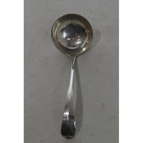 937 - RAT TAILED SAUCE LADLE - SHEFFIELD 1941 - COOPER BROS