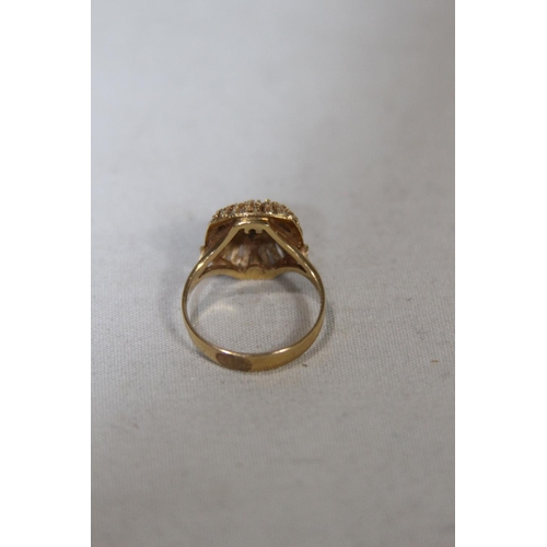 959 - 18CT GOLD RING - 5.10G - SIZE Q