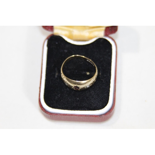 968 - 9CT GOLD RING - 2.25G - SIZE K