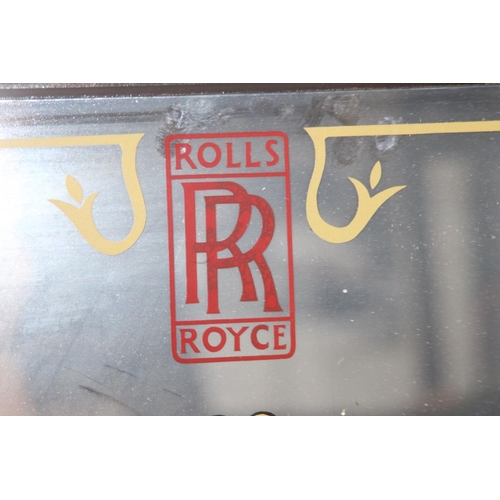 147 - VINTAGE ROLLS ROYCE ADVERTISING MIRROR
59 X 49CM