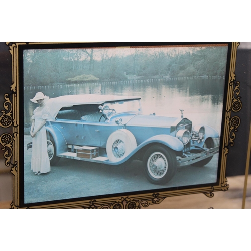 147 - VINTAGE ROLLS ROYCE ADVERTISING MIRROR
59 X 49CM